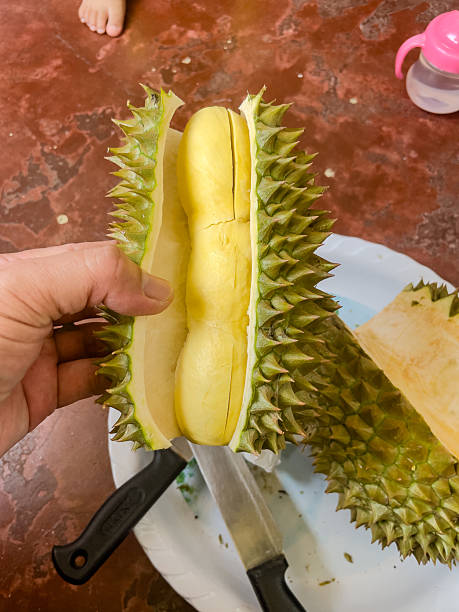 Good ripe durian flesh.