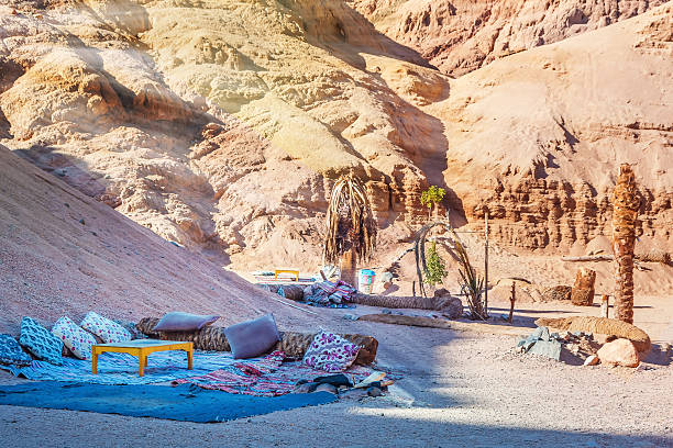 The bedouins camp in Egypt