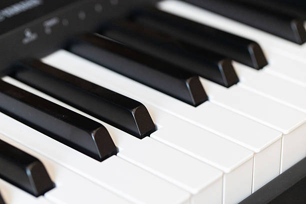 istock Digital Piano Keyboard, Musical Instrument Keys, Close-up 2220792129