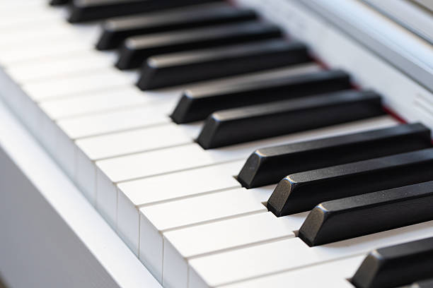 istock Digital Piano Keyboard, Musical Instrument Keys, Close-up 2220792148