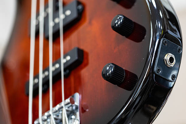 istock Classic Sunburst Bass Guitar 2220792195