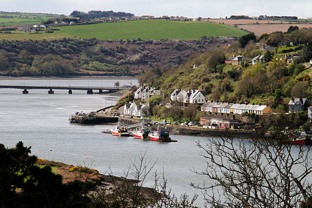 istock Dockside Village and Hillside, Westport, Ireland 2220797583