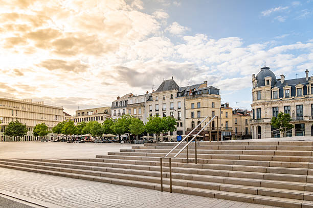 Poitiers town square