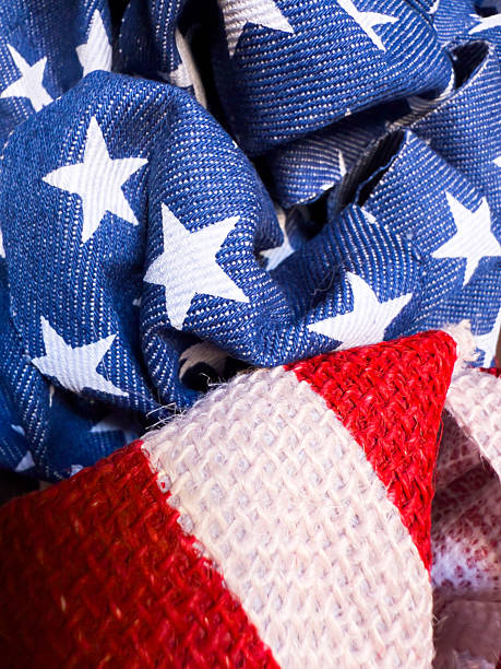 istock Burlap Stars and Stripes 2220810277