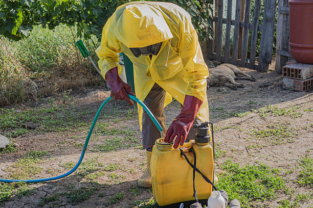 istock Farmer prepares for chemical protection 2220825456