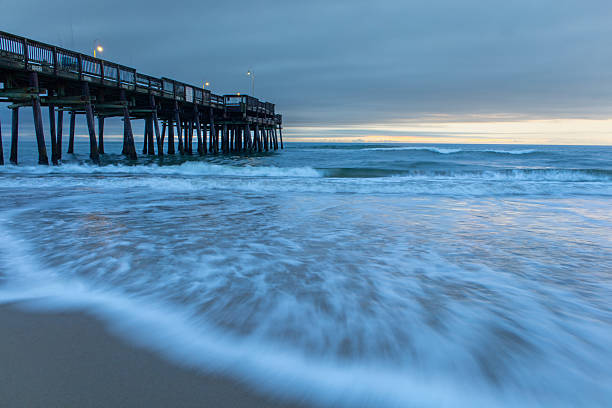 istock Cloudy sunrise at Virginia Beach 2220829907