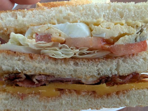 The Copycat Deep Fried Monte Cristo Sandwich Dipped in Egg Wash and Fried. With Smoked Turkey, Ham, Swiss, Cheddar Cheese,  Powdered Sugar, Potato Chips and Strawberry Preserves.