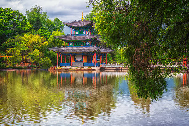 istock Black Dragon Pool Park in Lijiang, Yunnan, China 2220848579