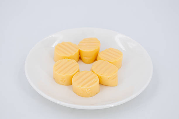 istock Egg Tofu, Egg Tofu Medallions, Sliced Egg Tofu 2220849659