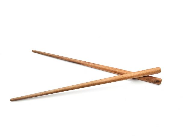 istock Wooden chopsticks isolated on white background 2220851772
