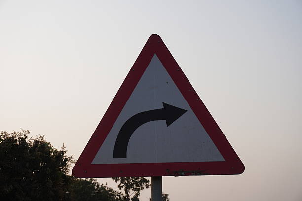 istock The right turn indicator for indicating for take a right turn 2220853424
