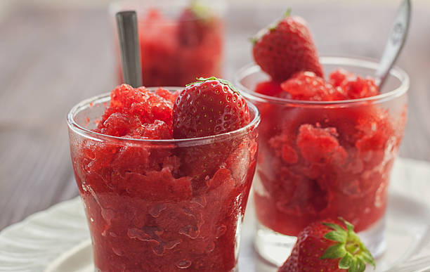 istock Homemade Strawberry Sorbet 2220861105