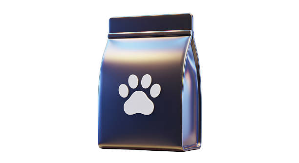 Isolated Pet Food in Bag