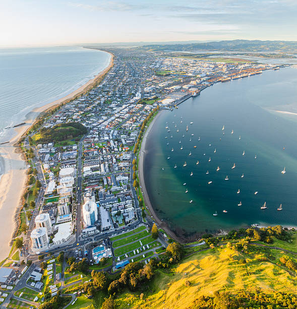 istock Urban meets nature at Mount Maunganui. 2220869801