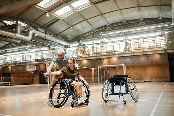 istock Coach Training Sportswoman with Disability 2220872043