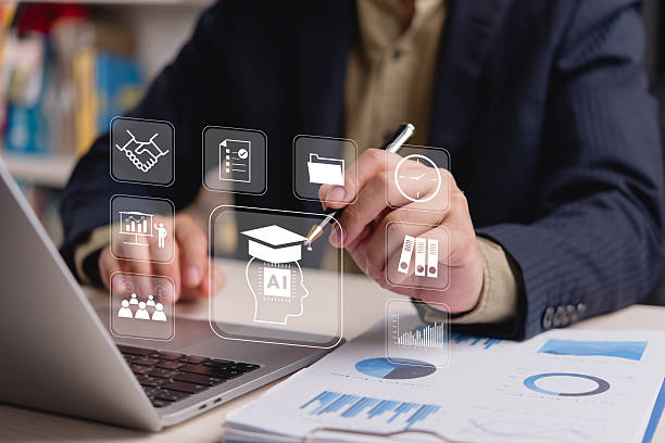 istock business corporate training AI artificial intelligence, Smart Management education, digital online network e-learning technology, innovation team collaboration 2220877838