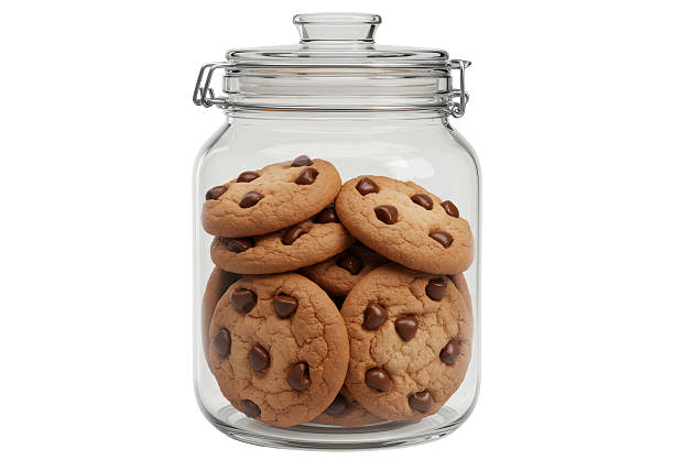 istock Isolated Jar Full of Chocolate Chip Cookies 2220878005