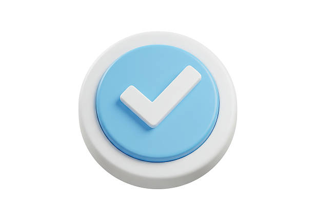 istock Isolated Blue Verified Badge Tick Symbol 2220878156
