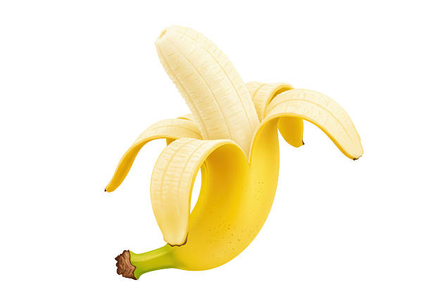 istock Isolated Partially Peeled Banana Fresh 2220878227