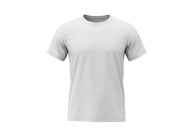 istock Isolated Blank White T-Shirt Mockup 2220878254