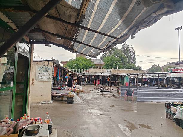 Firuskuh, Iran. Small town Bazaar.