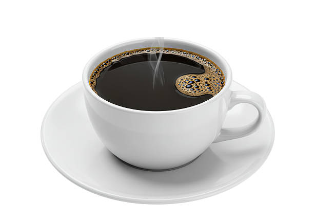 istock Isolated Cup of Black Coffee with Steam 2220884341