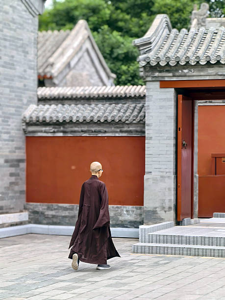 Tongzhou, Beijing,  May 31, 2025:  Tongjiao Temple is a temple that integrates three religions, and it enshrines the gods and saints of Buddhism, Taoism and Confucianism. Dharma Assembly are held regularly here.