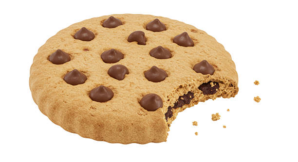 istock Isolated Chocolate Chip Cookie with Bite Taken 2220887101