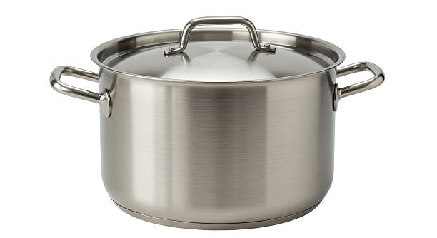 istock Isolated Stainless Steel Stock Pot with Lid 2220887231