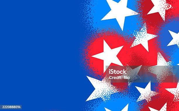 Usa Stars Rounded Usa Seamless Edge American Repeating Stars Background Pattern Stock ...