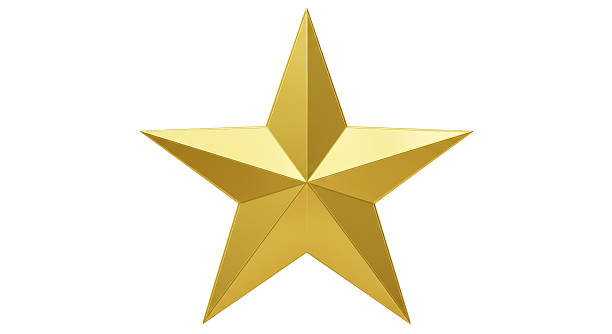 istock Isolated Golden Star Symbol 2220889628
