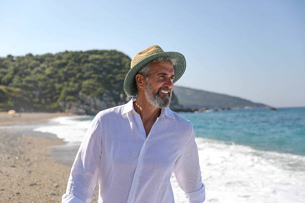 Mature Men at the Beach