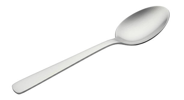 istock Isolated Silver Metallic Shiny Spoon Utensil 2220891391