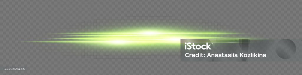 Green Motion Streak With Layered Glow Lines Giving Speed And ...