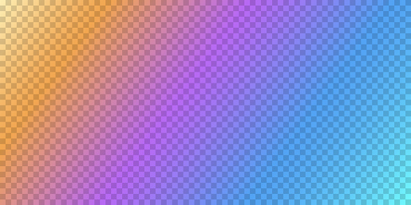 Checkered Gradient Pattern Colorful Smooth Gradient Background With A Transparent Checkerboard ...