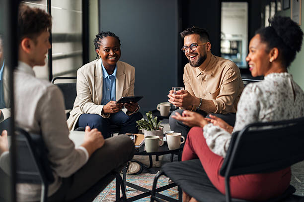 istock Professional Team Meeting With Smiles and Collaboration in Modern Office Setting 2220899452