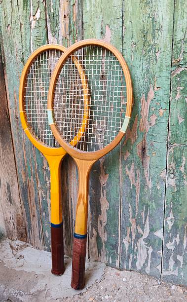 istock vintage tenniis racquets 2220902247