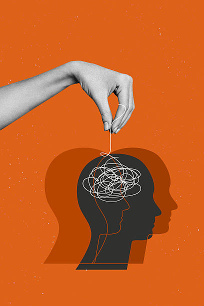 istock Creative composite sketch design artwork collage of hand hold rope mind head depression stress pressure therapy fake news manipulation 2220905117