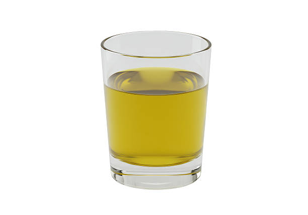 istock Isolated Glass of Amber Liquid 2220907783
