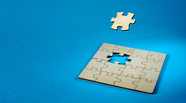 Business concept,collaboration,cooperation,teamwork, innovation,human resources,recruitment,team building with jigsaw puzzle pieces and good copy space.