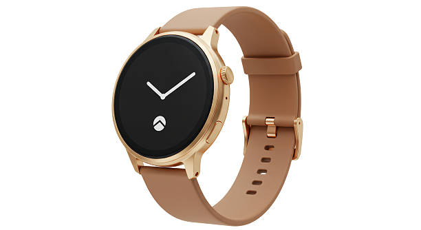 Isolated Smartwatch with Peach Band