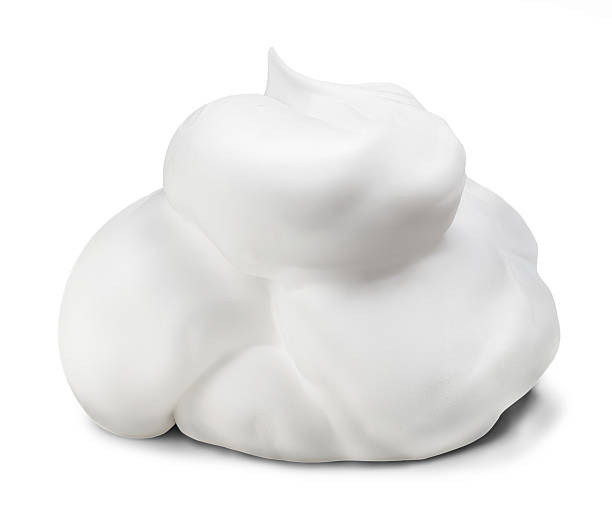 istock Shaving foam mousse isolated on white background 2220912143