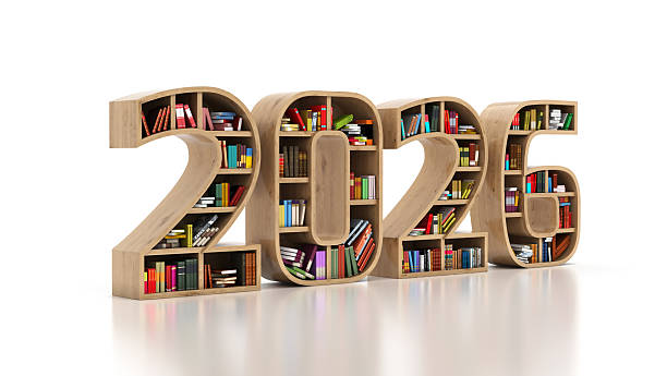 istock New Year 2026 Creative Design Concept with Book Shelf 2220912725