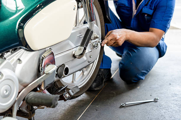 istock A photo of a mechanic servicing a motorcycle 2220913207