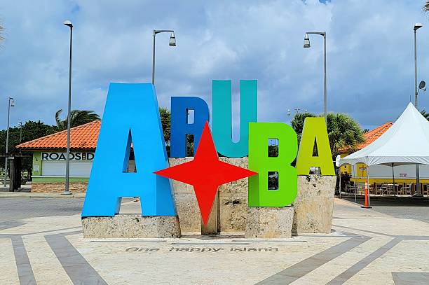 istock Aruba Country Sign 2220914973