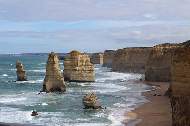 Cross process image of the 12 Apostles, Shipwreck Coast, Great Ocean Road, Victoria, Australia