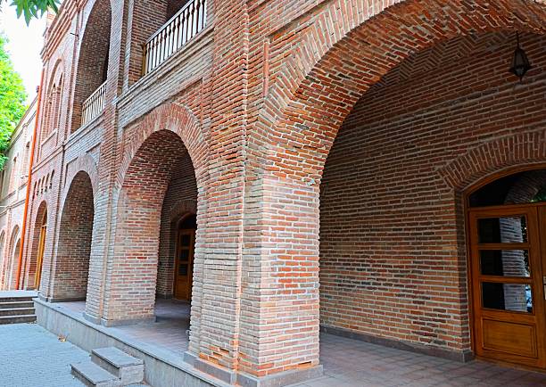 Old brick building in Ganja city