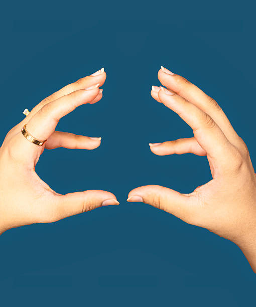 istock Contemporary Hand Mockup for Creative Product Layouts Or burger holding gesture 2220927143