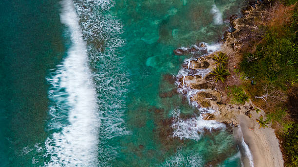 istock Aerial View of Sapzurro Beach 2220934611