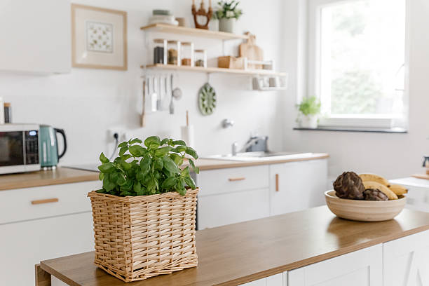 istock Modern Scandinavian Kitchen Interior Minimalist Design Decor 2220939118